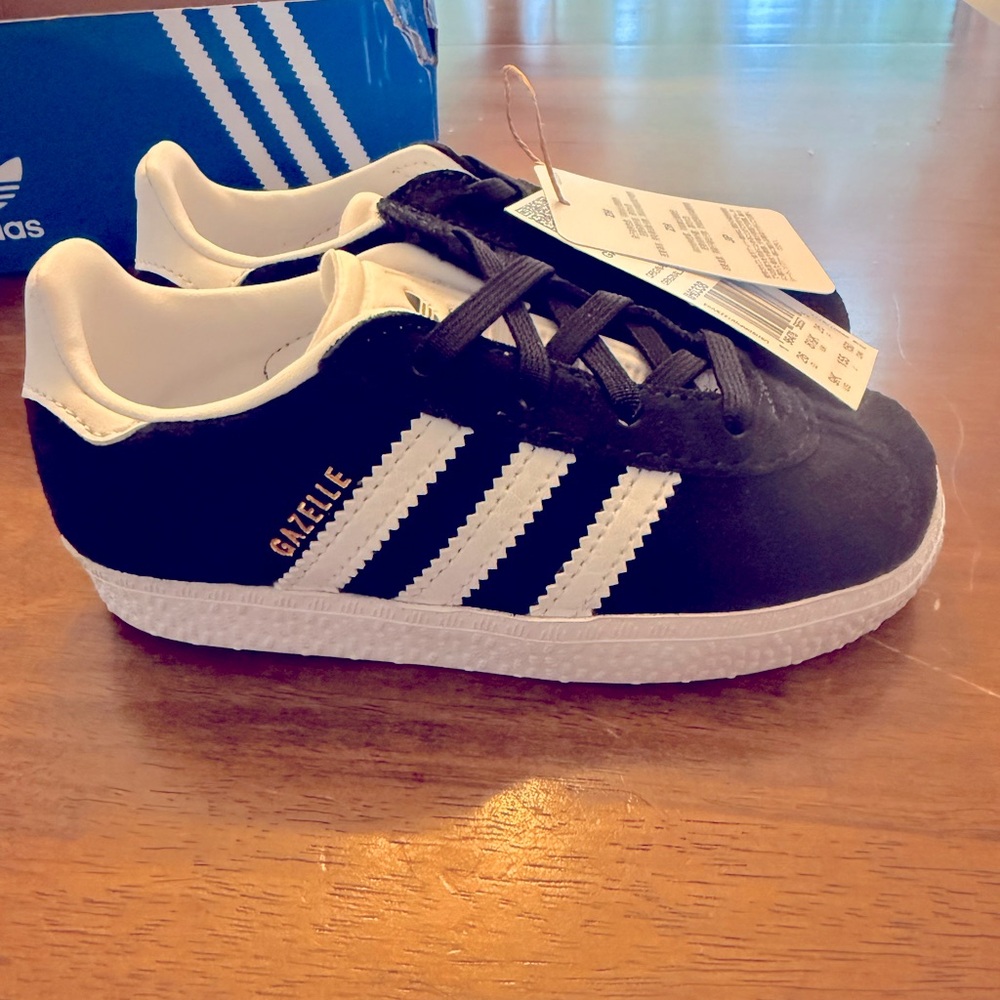 ADIDAS GAZELLE COMFORT CLOSURE ELASTIC LACES SHOES KIDS